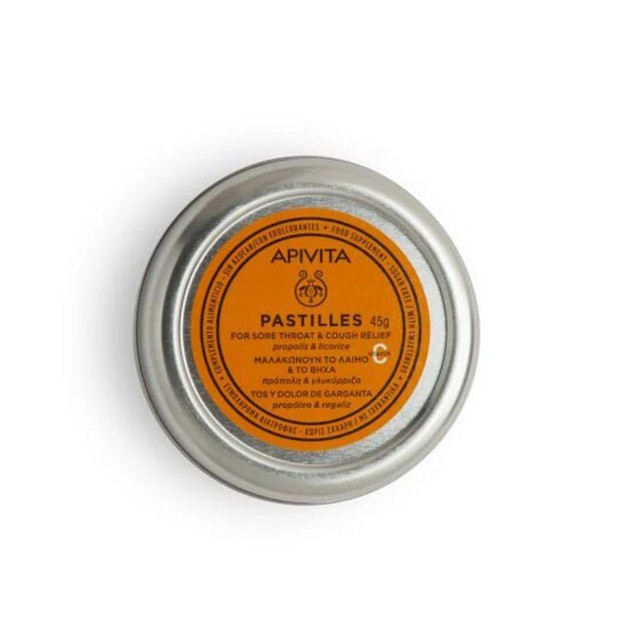 APIVITA - Pastilles με Πρόπολη & Γλυκόριζα | 45gr