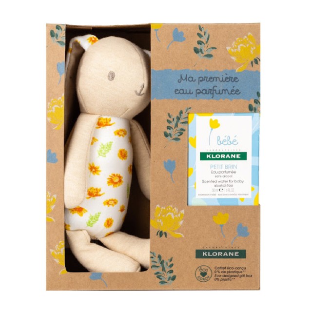 KLORANE - Promo Pack Bebe Petin Brin Eau Parfumee (50ml) ΔΩΡΟ Λούτρινο Κουνελάκι
