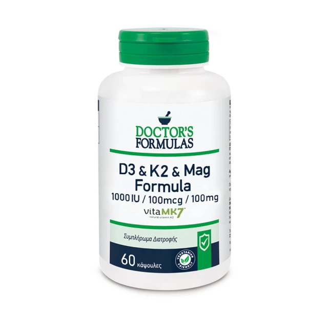 DOCTORS FORMULAS - D3 & K2 & Mag Formula | 60caps