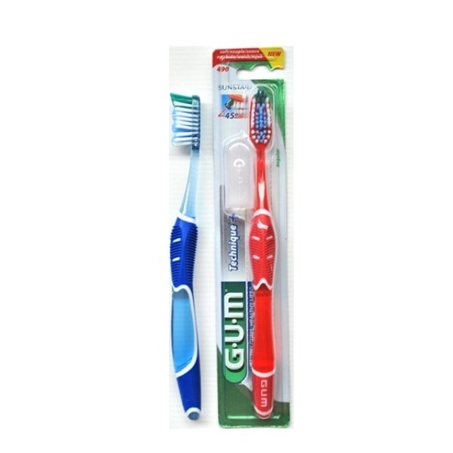 GUM - 490 Technique Full Soft Οδοντόβουρτσα | 1τμχ