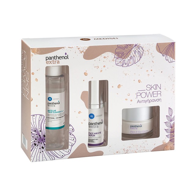 PANTHENOL Extra - Promo Face & Eye Cream (50ml) & Face and Eye Serum (30ml) & Micellar True Cleanser 3 in 1 (100ml)