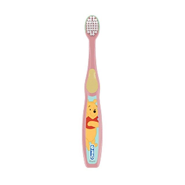 ORAL-B - Stages 1 Παιδική Οδοντόβουρτσα Ρόζ 0-24 μηνών | 1τμχ