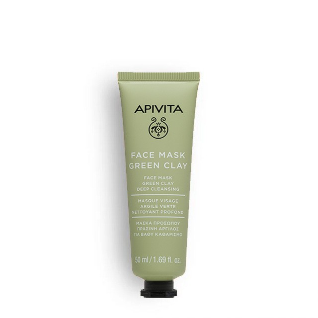 APIVITA - Face Mask για Βαθύ Καθαρισμό με Πράσινη Άργιλο | 50ml