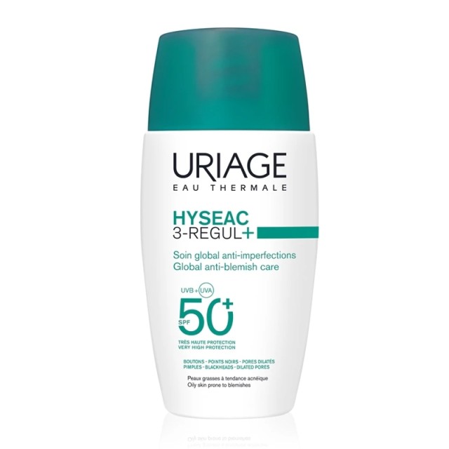 Uriage Hyseac 3-regul+ Κρέμα Προσώπου Ημέρας με SPF50 κατά των Ατελειών 50ml