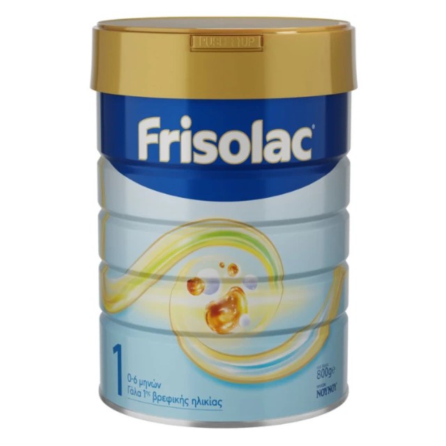 Frisolac 1 Γάλα 1ης Βρεφικής Ηλικίας 0-6 μηνών 800g