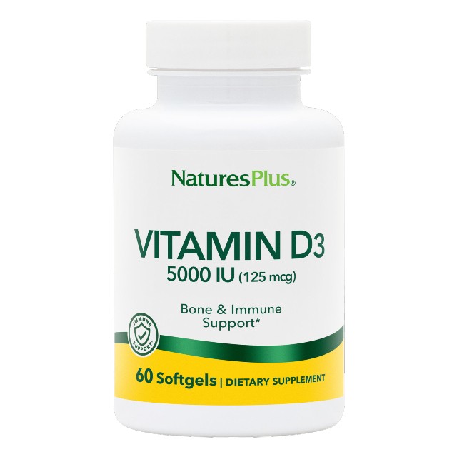Natures Plus Vitamin D3 5000 IU 60softgels