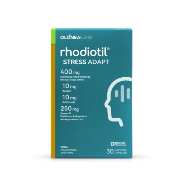 Olonea Rhodiotil Stress Adapt, 30 κάψουλες