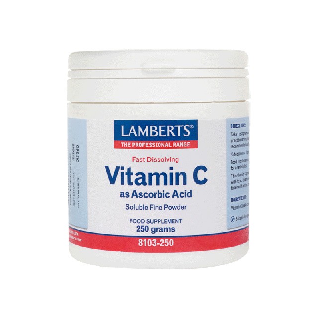 LAMBERTS - Vitamin C As Ascorbic Acid | 250gr