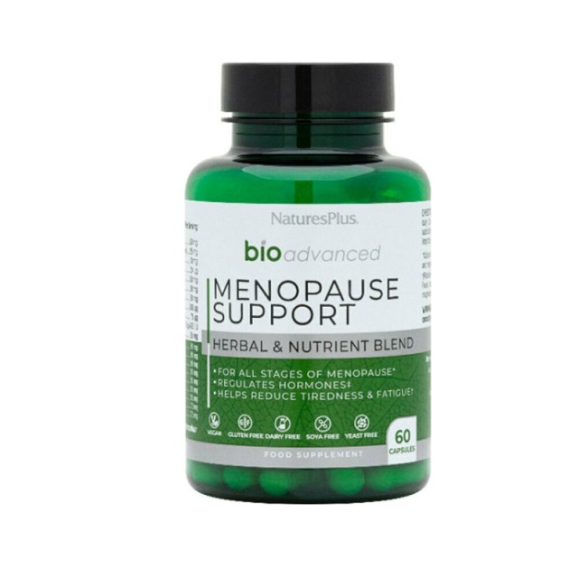 Natures Plus BioAdvanced Menopause Support Συμπλήρωμα για την Εμμηνόπαυση 60 κάψουλες