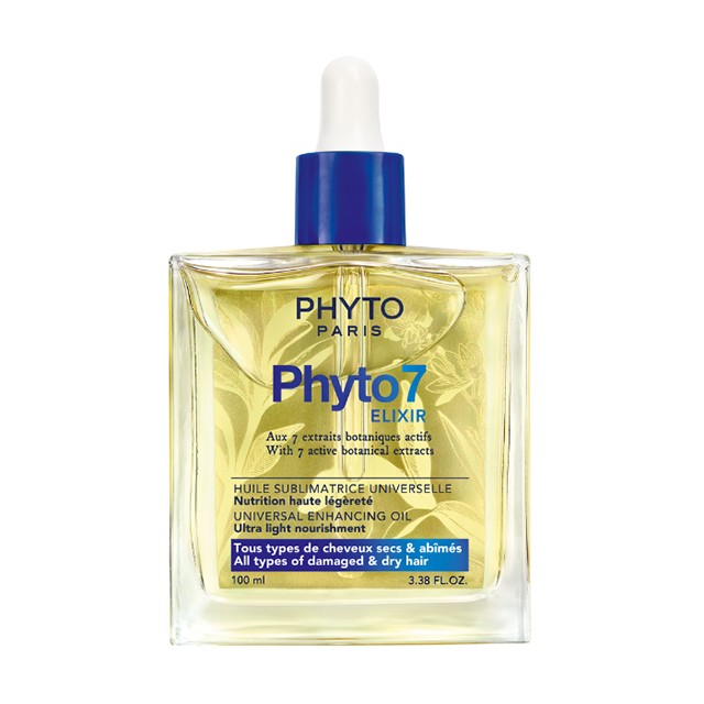 Phyto 7 Elixir Universal Enhancing Oil Λάδι Πολλαπλών Χρήσεων για Ξηρά Μαλλιά 100ml