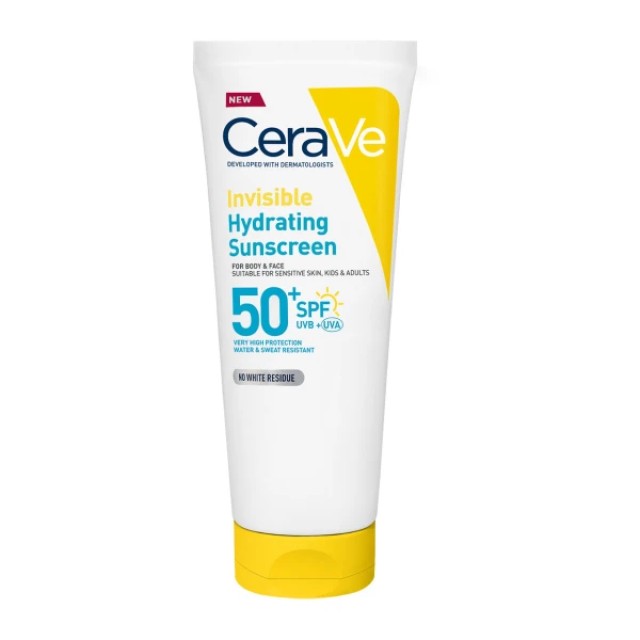 CeraVe Invisible Hydrating Sunscreen for Face & Body SPF50+, 177ml