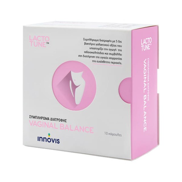 Lactotune Vaginal Balance Ειδικό Συμπλήρωμα Διατροφής 10 κάψουλες