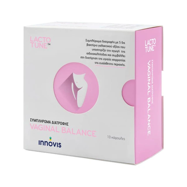 Lactotune Vaginal Balance Ειδικό Συμπλήρωμα Διατροφής 10 κάψουλες
