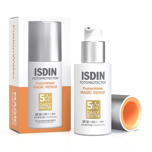 ISDIN Fotoprotector Fusion Water Magic Repair Αντηλιακό Προσώπου SPF50 50ml