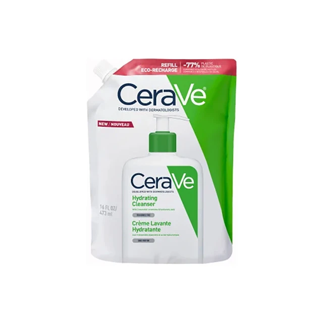 CeraVe - Hydrating Cleanser Refill Ενυδατική Μη Αφρίζουσα Κρέμα Καθαρισμού για Πρόσωπο και Σώμα 473ml