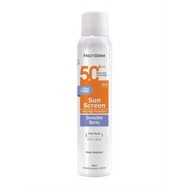 FREZYDERM - Sun Screen Invisible Spray SPF50 | 200ml