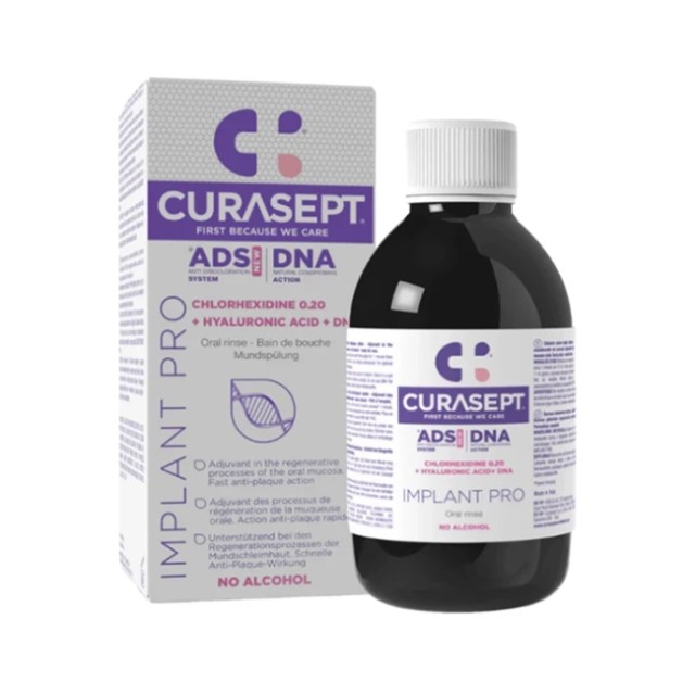 Curasept ADS Implant Pro Mouthwash, 200ml