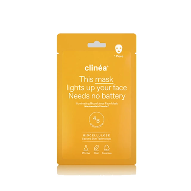 Clinea - Illuminating Biocellulose Face Mask 1τμχ