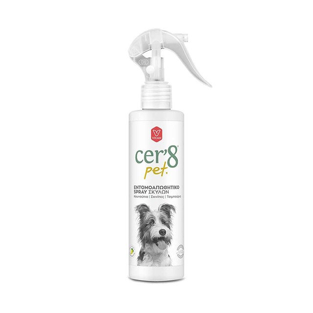 Cer’8 - Pet Εντομοαπωθητικό Spray Σκύλων 200ml