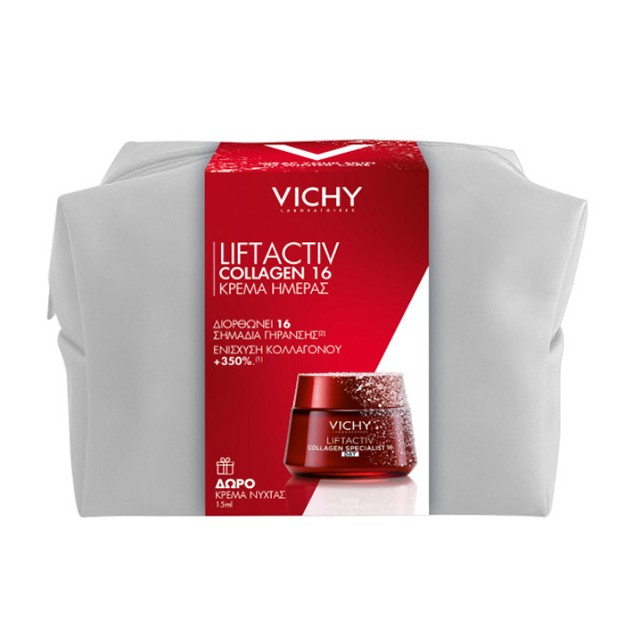 Vichy Promo Liftactiv Collagen Specialist 16 Κρέμα Ημέρας 50ml & Δώρο Liftactiv Collagen Specialist Night Κρέμα Νύχτας 15ml & Νεσεσέρ
