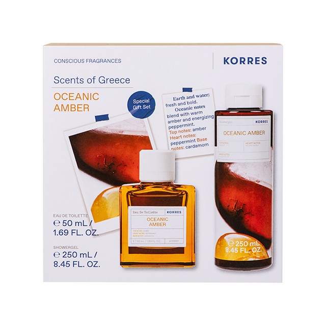 Korres - Promo Oceanic Amber Eau de Toilette 50ml + Αφρόλουτρο 250ml