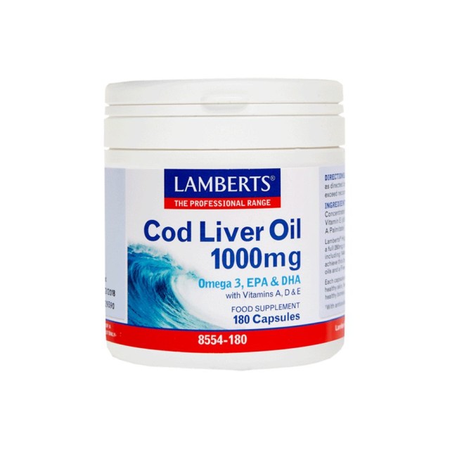 LAMBERTS - Cod Liver Oil 1000mg | 180caps