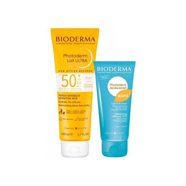 BIODERMA - Promo With Photoderm Lait Ultra SPF50+ (200ml) & Δώρο Photoderm Apres-Soleil After Sun (100ml)