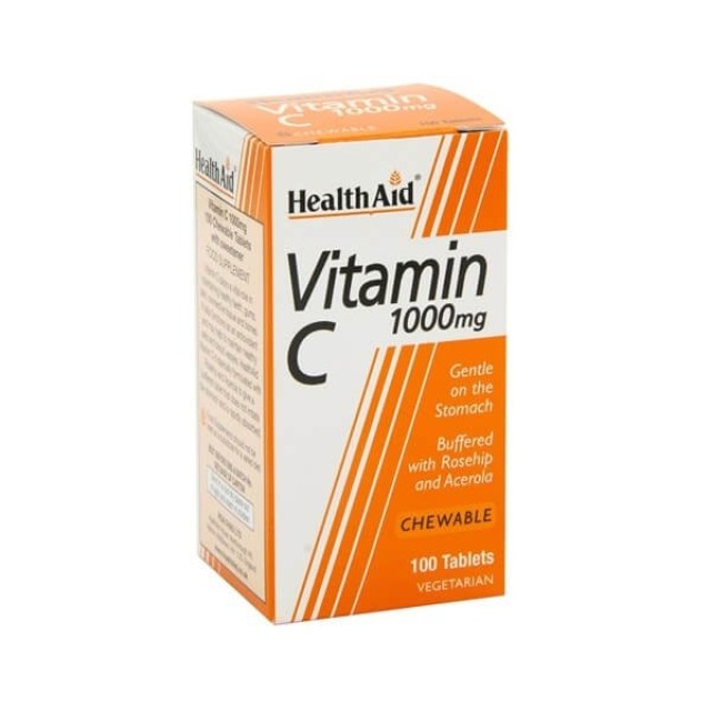 HEALTH AID - Vitamin C 1000mg Chewable | 100tabs