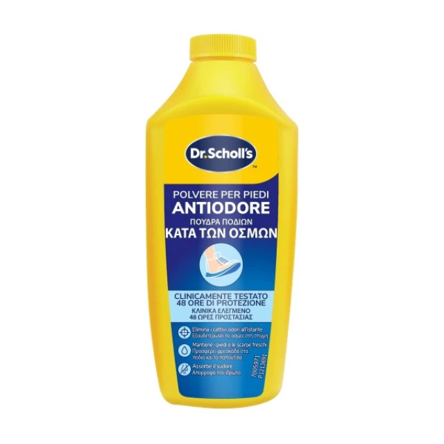 Dr. Scholls Πούδρα Ποδιών Kατά των Οσμών, 85g