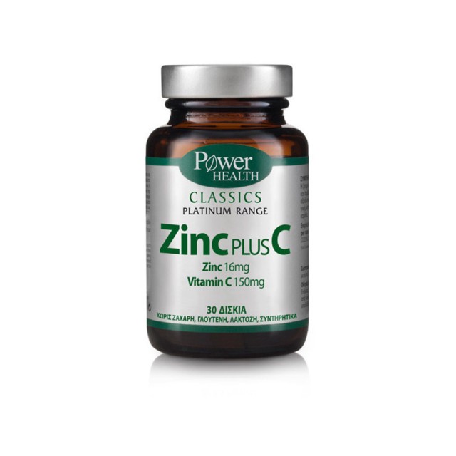 POWER HEALTH - Platinum Zinc plus C | 30 tabs