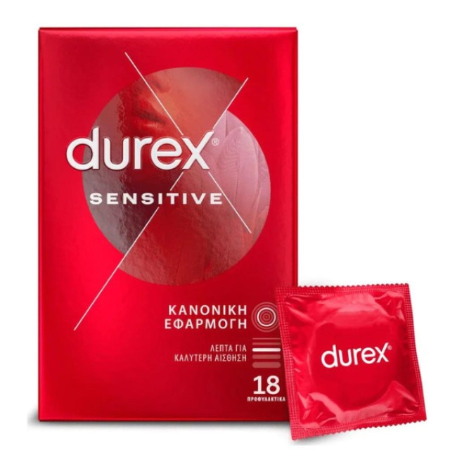 Durex - Προφυλακτικά Sensitive 18τμχ