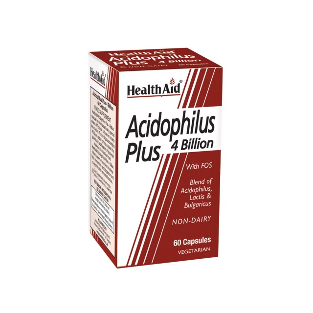 HEALTH AID - Acidophilus Plus 4 Billion | 60 caps