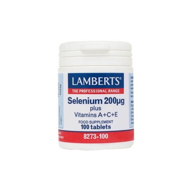 LAMBERTS - Selenium 200μg plus A+C+E | 100tabs