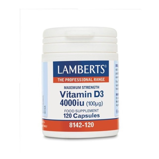 LAMBERTS - Vitamin D3 4000 IU (100μg) | 120caps