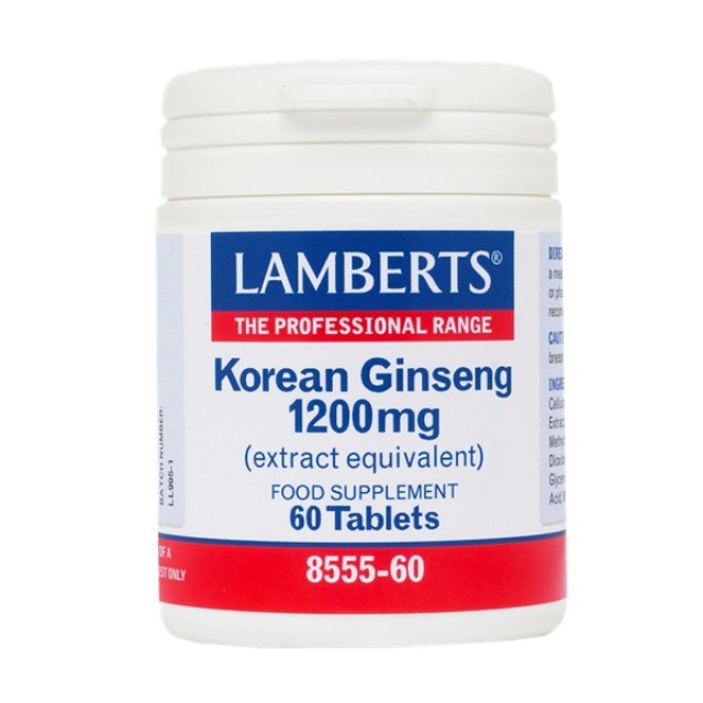 LAMBERTS - Korean Ginseng 1200mg | 60caps