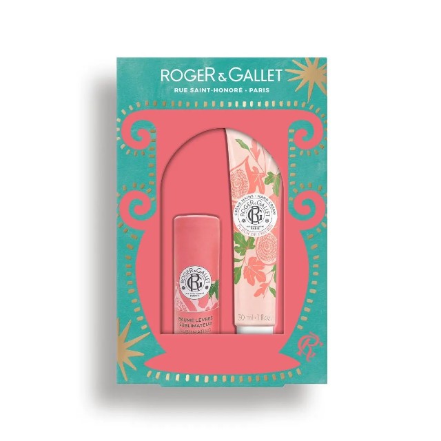 Roger & Gallet Promo Fleur de Figuier with Lip Balm 3.5g & Hand Cream 30ml