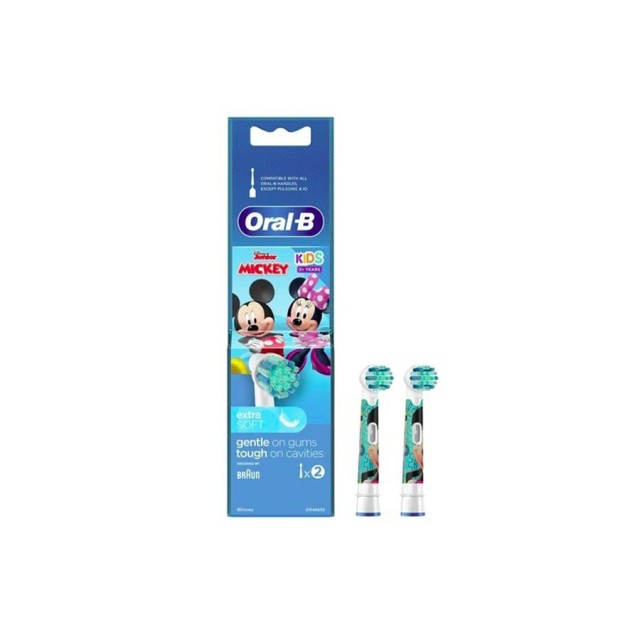 ORAL-B - Stages Power Mickey Ανταλλακτικές Κεφαλές Παιδικές | 2τμχ