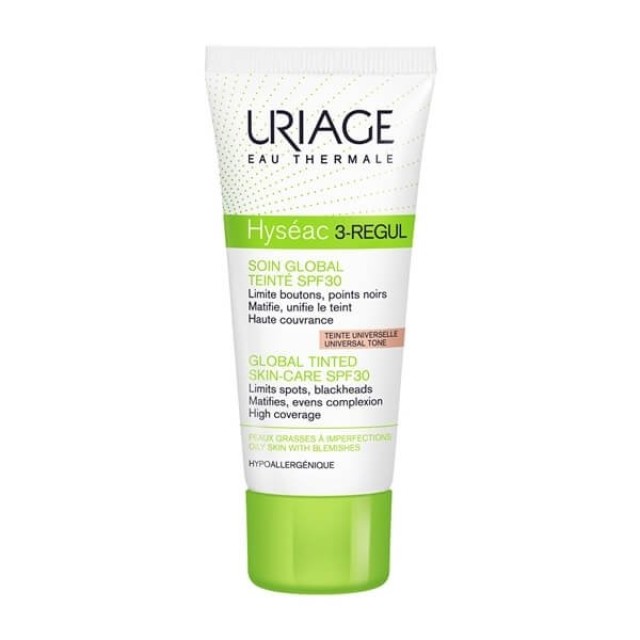 URIAGE - Hyseac 3-Regul Global Tinted Skin Care SPF30 | 40ml