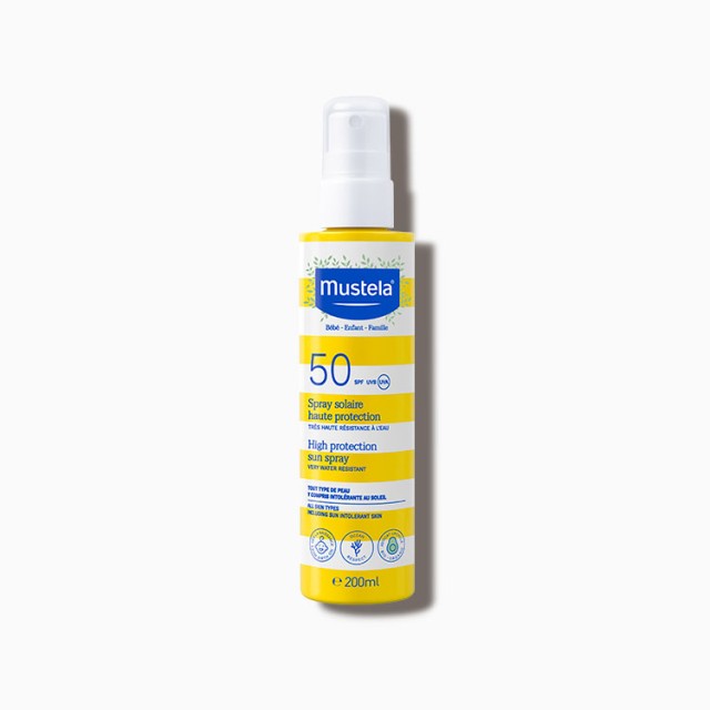 MUSTELA - Bebe High Protection Sun Spray SPF50 | 200ml
