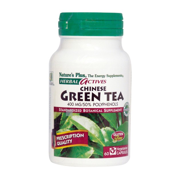 Natures Plus Herbal Actives Green Tea 60 φυτικές κάψουλες