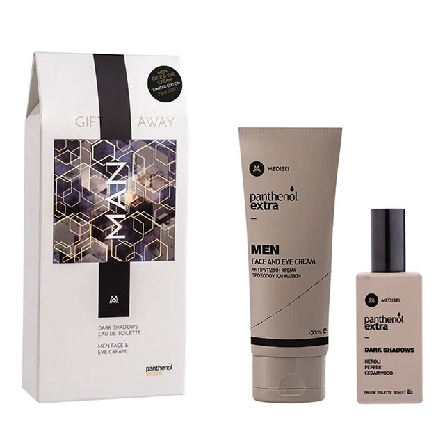 PANTHENOL Extra - Gift Away Men Face & Eye Cream (100ml) & Dark Shadows Eau de Toilette (50ml)