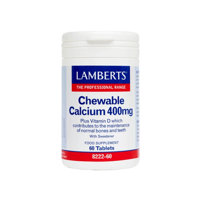 LAMBERTS - Chewable Calcium 400mg | 60tabs