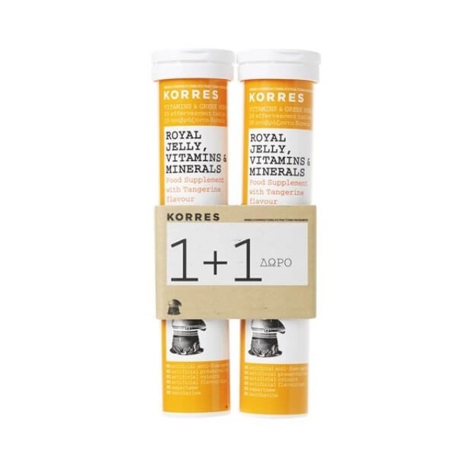 KORRES - Royal Jelly Vitamins & Minerals (1+1) | 2x18 tabs