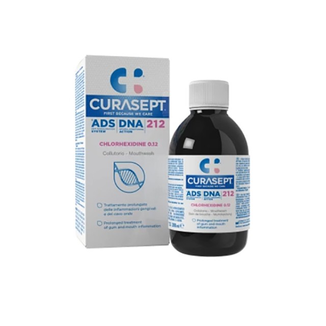 Curasept ADS DNA 212 Mouthwash Chlorhexidine 0.12, 200ml