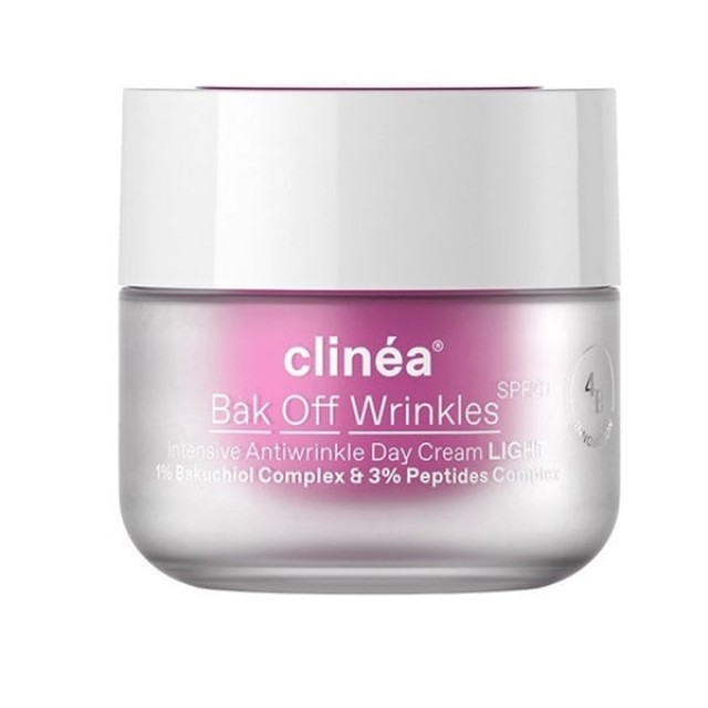 Clinea - Bak Off Wrinkles Light SPF20 Αντιγηραντική Κρέμα Ημέρας 50ml
