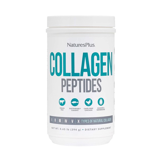 Natures Plus Collagen Peptides με Πεπτίδια Κολλαγόνου σε Μορφή Σκόνης για Υγιή Μαλλιά Δέρμα Νύχια & Αρθρώσεις 294g