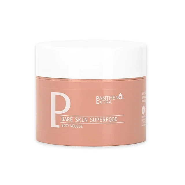 Panthenol Extra Bare Skin Superfood Ενυδατική Mousse Σώματος 230ml