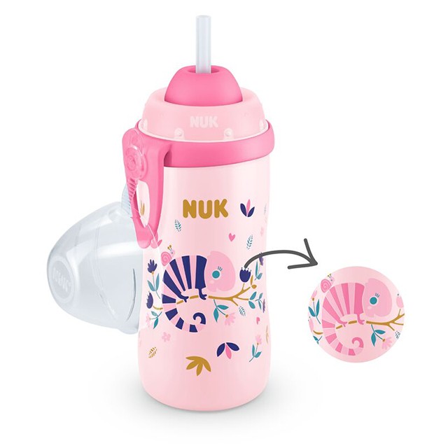 NUK First Choice Flexi Cup που αλλάζει χρώμα Ροζ 12m+ | 300ml