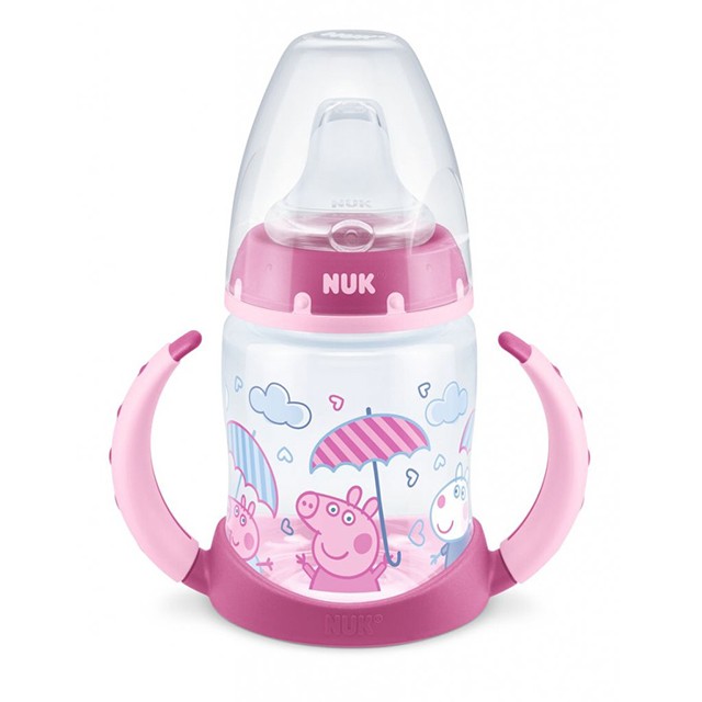 NUK - Peppa Pig First Choice Pink Μπιμπερό εκπαίδευσης Temperature Control 6-18months | 150ml