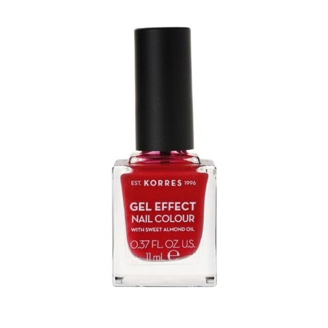 KORRES - Gel Effect Nail Colour No51 Rosy Red | 11ml